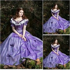 Vestido de Noiva Guerra Civil 1860 Imperatriz Vitoriana Cosplay Vestido Vintage Sul comprar usado  Enviando para Brazil
