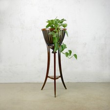 Edwardian mahogany jardiniere for sale  HITCHIN