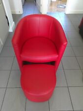 Red pvc polyester for sale  MARKET HARBOROUGH