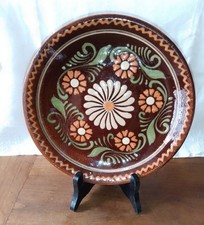 Assiette plate marron d'occasion  Maël-Carhaix