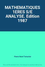Mathematiques 1eres analyse. d'occasion  France