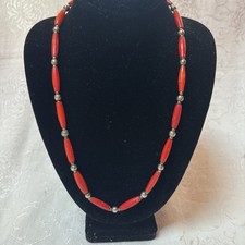 Usado, Colar com contas longas de madeira e metal nativo boho hippie comprar usado  Enviando para Brazil