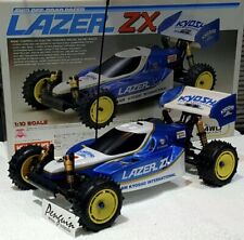 Kyosho Lazer Zx Bodyshell Undertray Wing Lexan reprodução, usado comprar usado  Enviando para Brazil