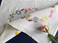 Vintage hand embroidered for sale  ROGART