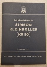 Betriebsanleitung simson 50 gebraucht kaufen  Rheinmünster
