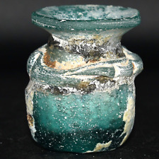 Usado, Vaso de vidro romano antigo genuíno com pátina iridescente em bom estado comprar usado  Enviando para Brazil