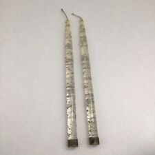 Clear lucite taper for sale  Shipping to Ireland