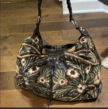 Linda Bolsa Hobo Bordada Feminina Multicolorida Nova Boho, usado comprar usado  Enviando para Brazil