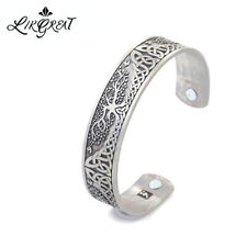 Bracelete de punho Endless Love Knots Tree Of Life pulseira magnética terapia saúde comprar usado  Enviando para Brazil