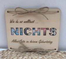 Holzkarte geschenkkarte geldge gebraucht kaufen  Delmenhorst