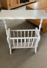 wooden magazine rack table for sale  HINCKLEY