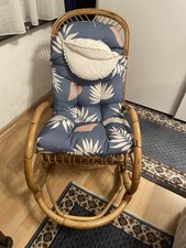Schaukelstuhl rattan kissenauf gebraucht kaufen  Villingen-Schwenningen