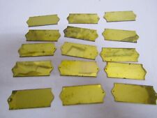 Lot brass labels d'occasion  Expédié en Belgium