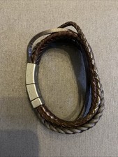 Fossil herrenarmband leder gebraucht kaufen  Moers