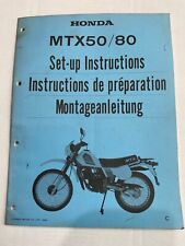 Genuine honda mtx50 d'occasion  Expédié en Belgium