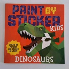 Paint by Sticker Kids: Dinosaurs by Workman Publishing - Paperback-  comprar usado  Enviando para Brazil