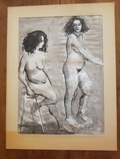 Monia croquis encre d'occasion  Toulon-