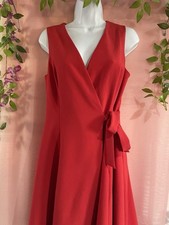 Red sleeveless wrap for sale  BOLTON
