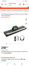 Pianoforte digitale tasti usato  Folignano