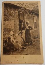Cartolina piccola donne usato  Sale