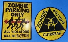 Two zombie signs for sale  Rochester