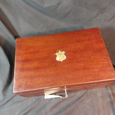 Mahogany document box for sale  WORTHING