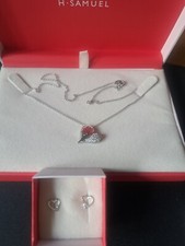 Samuel silver heart for sale  DERBY