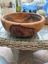 Burr wood bowl for sale  LOUGHBOROUGH