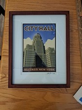 Signed travel poster for sale  Wellsville