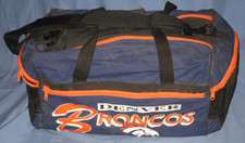 Bolsa de ginástica VINTG NFL Denver Broncos Reebok azul marinho laranja com alça de ombro comprar usado  Enviando para Brazil
