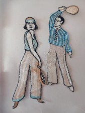 Vintage embroidery applique for sale  CHELMSFORD