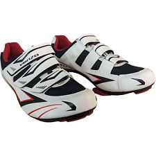 Tênis de ciclismo masculino VENZO MX branco vermelho preto tamanho M10.5 sem caixa comprar usado  Enviando para Brazil