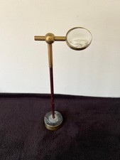 Antique brass magnifying for sale  BOURNEMOUTH