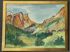 Gemälde aquarell elfriede gebraucht kaufen  München