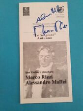 Autografo marco rizzi usato  Lucca