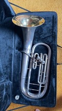 CONN Bb oberkrainer bellfront bariton euphonium silber rarität TOPzustand+koffer comprar usado  Enviando para Brazil