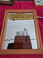 Snoopy mirror thought for sale  SWANSEA