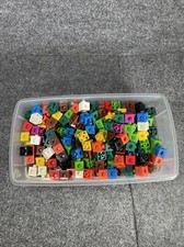 Unifix Connecting Snap Cube, Graus K - 7, Pacote com 400+ Cubos Lote comprar usado  Enviando para Brazil