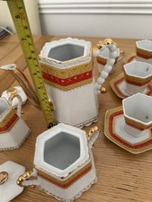 Vintage hexagonal tea for sale  LIGHTWATER