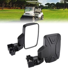 Usado, Tubo quadrado espelhos retrovisores laterais carrinho de golfe 0,75"-1,25" para EzGo Yamaha Drive comprar usado  Enviando para Brazil