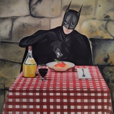 Dipinto batman titolo usato  Settimo Milanese