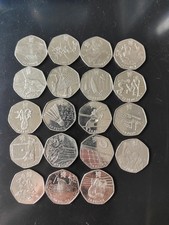 Olympic 50p coins for sale  CROYDON