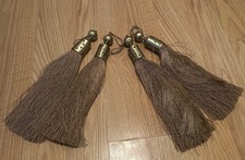 Usado, Cortina Tiebacks Decorativa Borla/Franja Dourada Cortina Holdbacks 4 Pçs/2 Pares comprar usado  Enviando para Brazil