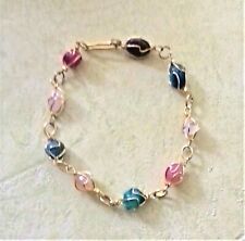 Bracelet laiton pierres d'occasion  Lisieux