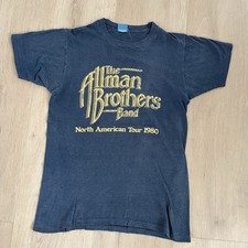 Usado, Camiseta masculina vintage década de 1980 The Allman Brothers Band M anos 80 ponto único concerto comprar usado  Enviando para Brazil