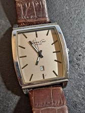 Usado, Relógio masculino grande KENNETH COLE NY data quartzo funciona! comprar usado  Enviando para Brazil