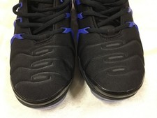 Tênis Nike VaporMax 9.5 preto azul 924453-400 novo sem caixa 2019 tecido confortável transparente comprar usado  Enviando para Brazil