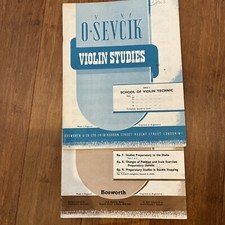 Sevcik violin studies for sale  LONDON