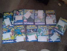 Chelsea programmes tickets for sale  MANCHESTER