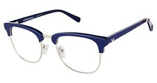 Armação de óculos óptica Aeropostale AERO1009 azul quadrado metal 51-21-140 comprar usado  Enviando para Brazil